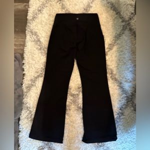 Black lululemon flare boot cut size 10 pants
